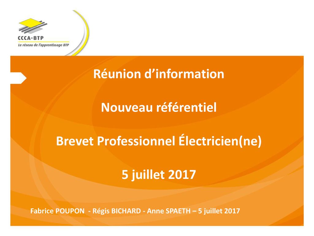 R Union Dinformation Nouveau R F Rentiel Brevet Professionnel